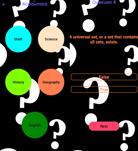Trivia King App